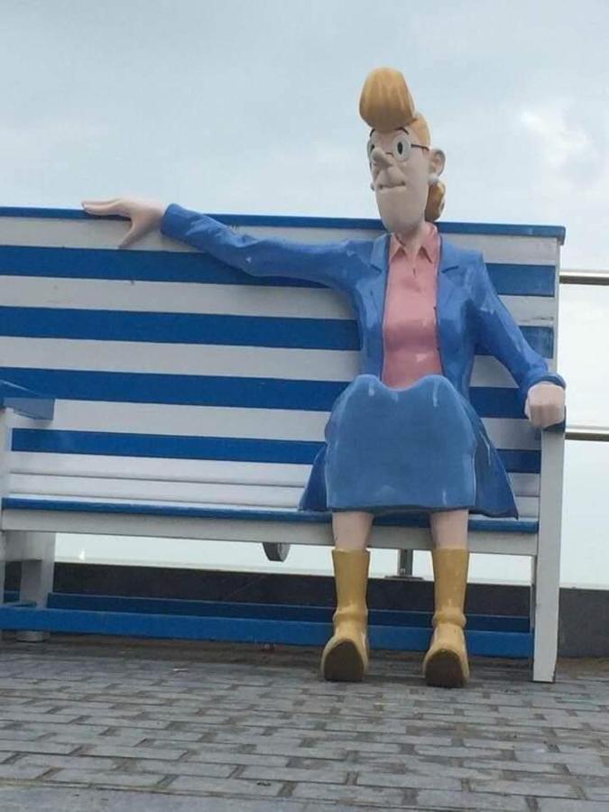 شقة ميدل كيرك  في Studio De Strandloper Met 1 Zetelbed En 1 Bedkast المظهر الخارجي الصورة